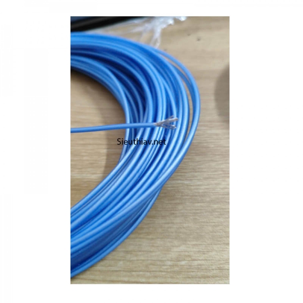 Dây tín hiệu TFT mạ bạc đường kính ngoài 1.65mm - màu xanh dương (Day207)