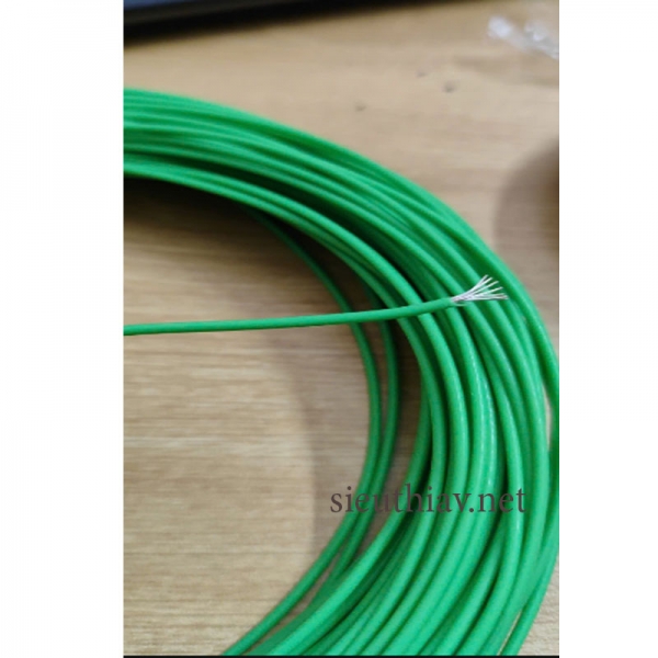 Dây tín hiệu TFT mạ bạc đường kính ngoài 1.65mm (DK trong : 1.15mm) màu xanh (Day297)