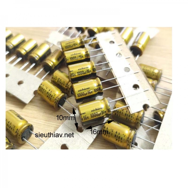 Tụ Nichicon FW 1000uf 16V (N229)
