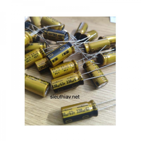 Tụ Nichicon FW 330uf 63V (N163)