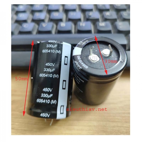 Tụ Panasonic 330uf 450V (ep61-pa)