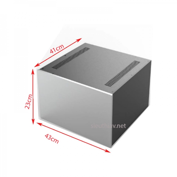 Vỏ nhôm phay 43x23x41cm