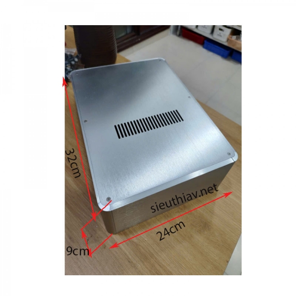 Vỏ nhôm phay 24x9x32cm (vo96)