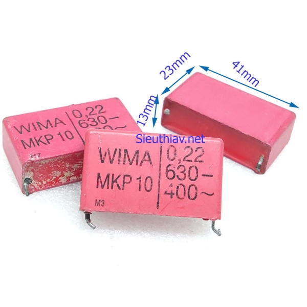 Wima MKP10 0.22uf 630v (0.22uf630v) tháo máy (W138)